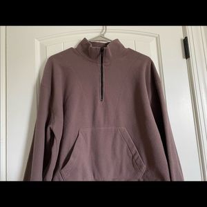 Pink Cropped Sweatshirt